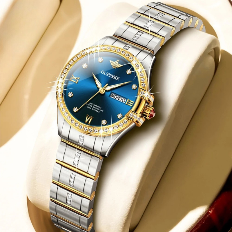 OUPINKE Luxury Women’s Automatic Mechanical Watch Waterproof