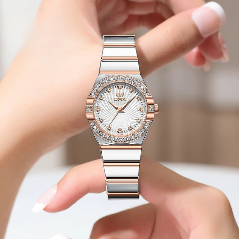 OPK Women’s Luxury Quartz Watch 6042 Stainless Steel Waterproof