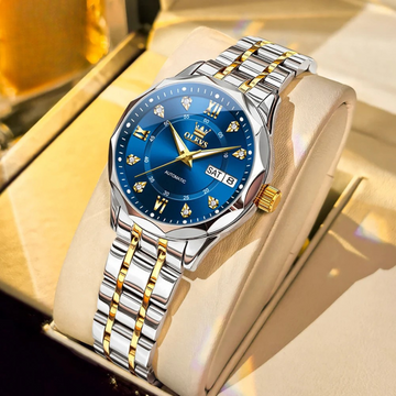 OLEVS 6727 Women’s Automatic Watch Dual Calendar Waterproof
