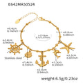 Trendy Moon Heart Stainless Steel Bracelet Bangle for Women Cute Luxury Charm Jewelry Wedding Banquet Gift