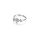 Stainless Steel Exaggerated Big Flower Rings for Women Gold Color Sunflower Finger Ring Female Fashion Aesthetic Jewelry Gift