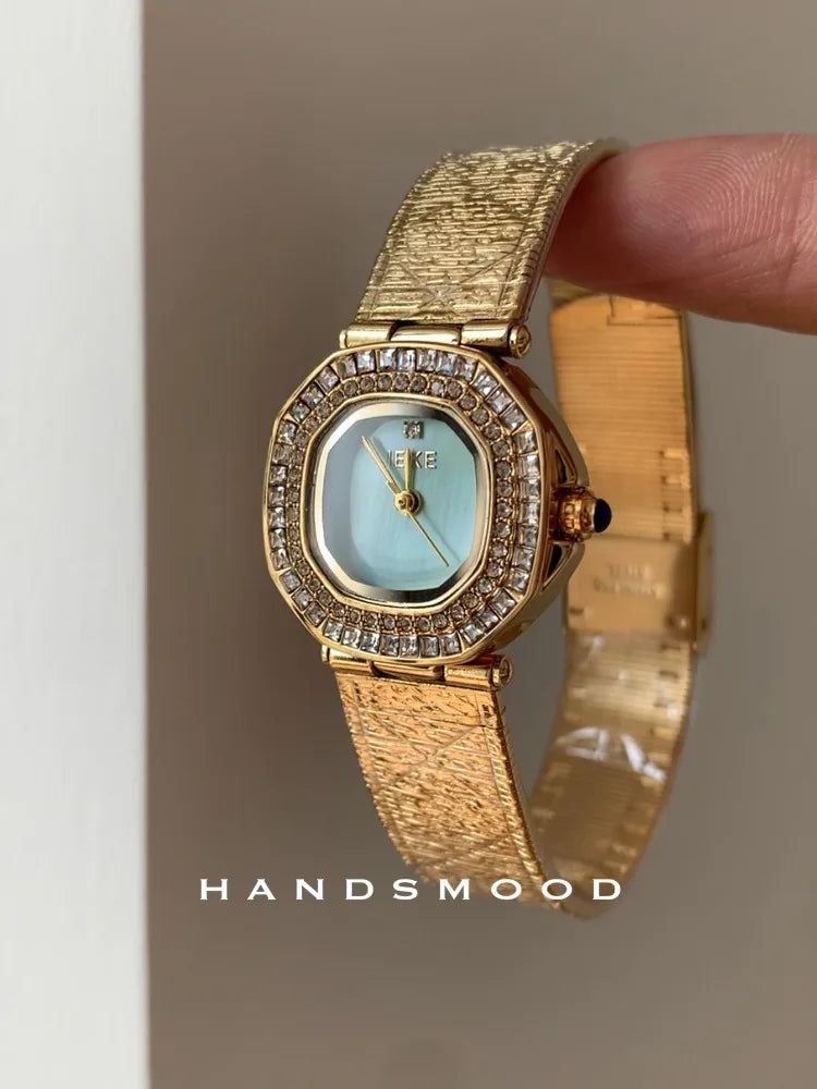 Luxury Women’s Gold Dress Watch Elegant Formal Wristwatch