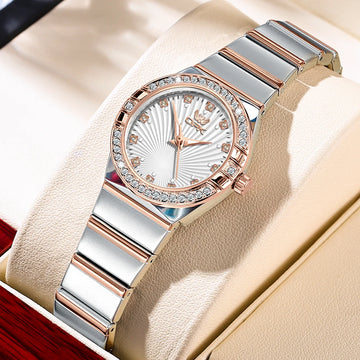 OPK Women’s Luxury Quartz Watch 6042 Stainless Steel Waterproof