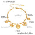 Trendy Moon Heart Stainless Steel Bracelet Bangle for Women Cute Luxury Charm Jewelry Wedding Banquet Gift