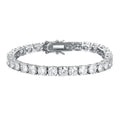 2Mm Moissanite Tennis Bracelet 925 Sterling Silver Plated White Gold Bracelet for Women Man Sparkling Party Jewelry
