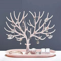 Jewelry Rack Antlers Earrings Necklaces Rings Display Bracelet Deer Jewelry Organizer Cases Stand Tray Tree Gifts for Women