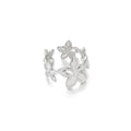 Stainless Steel Exaggerated Big Flower Rings for Women Gold Color Sunflower Finger Ring Female Fashion Aesthetic Jewelry Gift